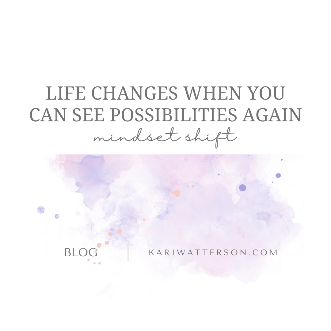 Mindset Chronicles: Life Changes When We Can See Possibility